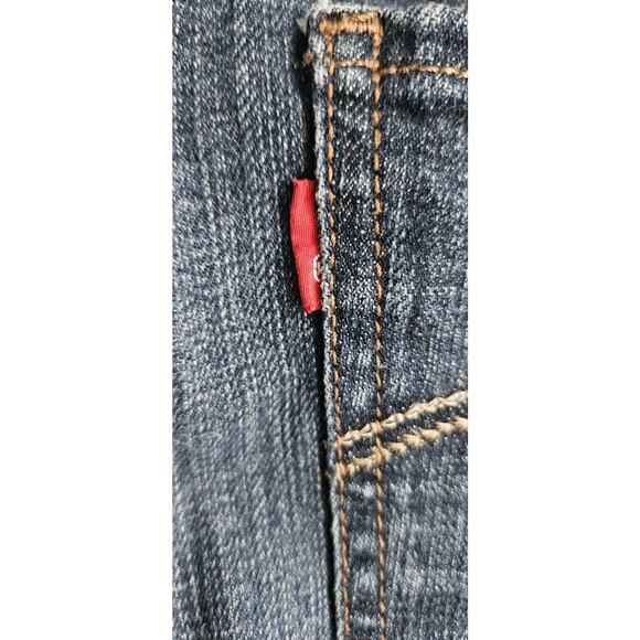 Levi's 515 Womens Jeans Blank Tab Size 10 S/C Mid Rise Bootcut Medium Wash - Picture 5 of 8